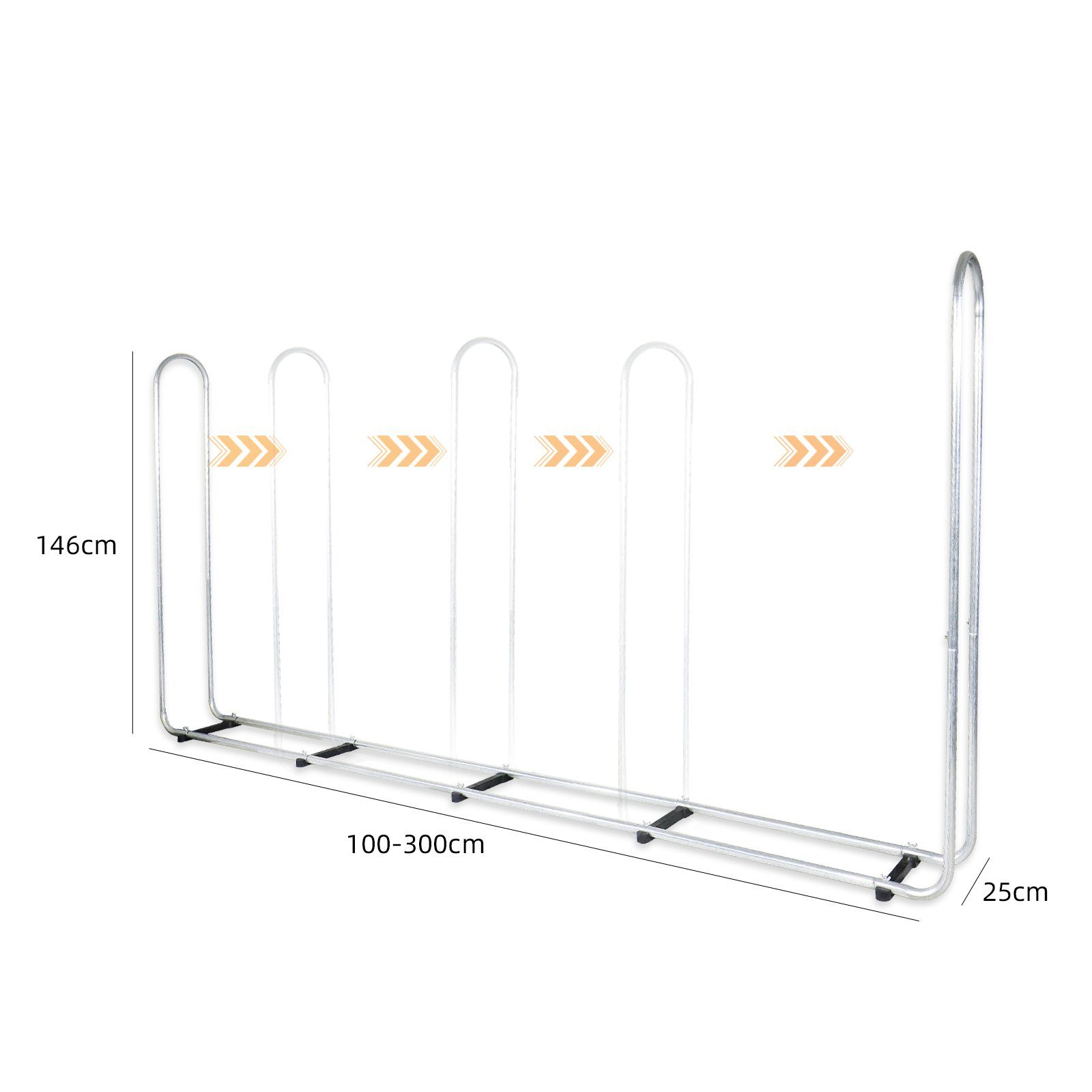 CCLIFE Kaminholzregal Kaminholzregal Metall Aussen Stapelhilfe günstig online kaufen