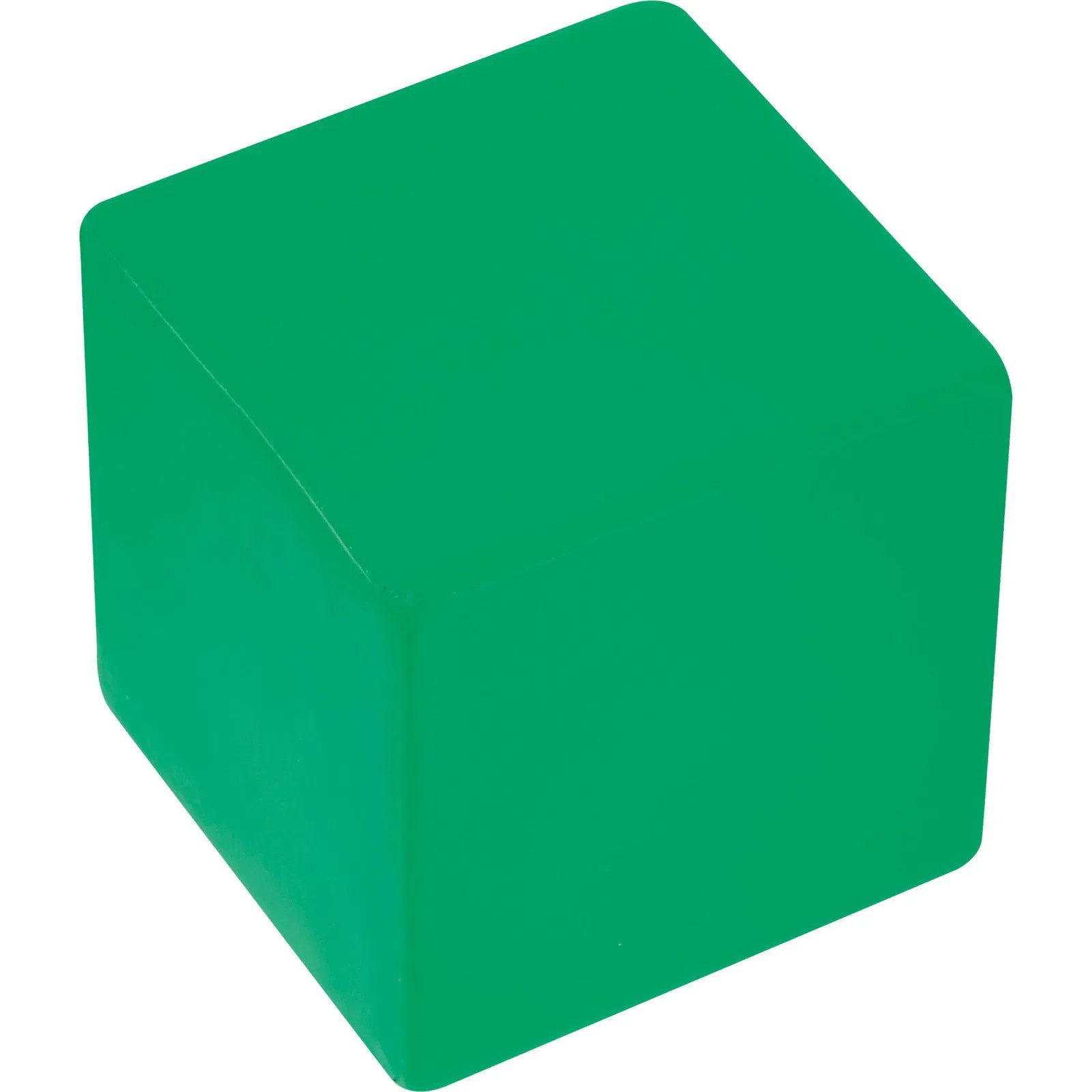 Easy Gifts Softball 5x Anti-Stressball in Würfelform / Wutball / Knautschball / Farbe: grü