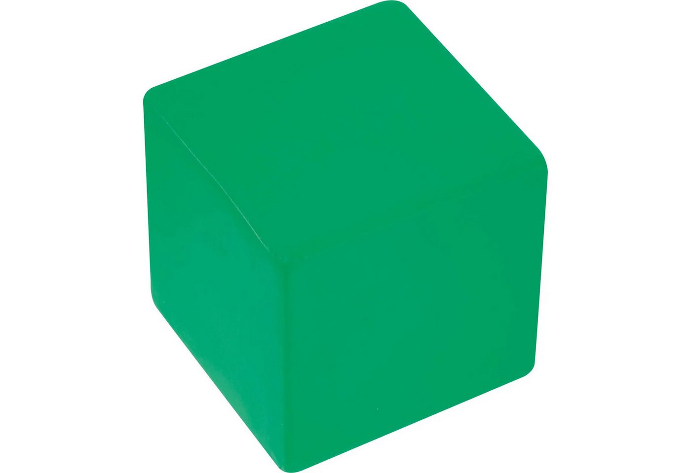 Easy Gifts Softball 5x Anti-Stressball in Würfelform / Wutball / Knautschball / Farbe: grü