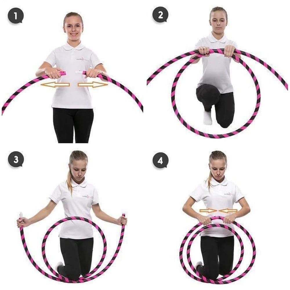 Hoopomania Hula-Hoop-Reifen Hula Hoop Reifen für Anfänger Ø105cm Hell-Grün