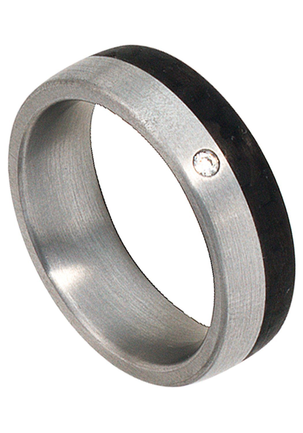 JOBO Diamantring, Edelstahl und Carbon m...