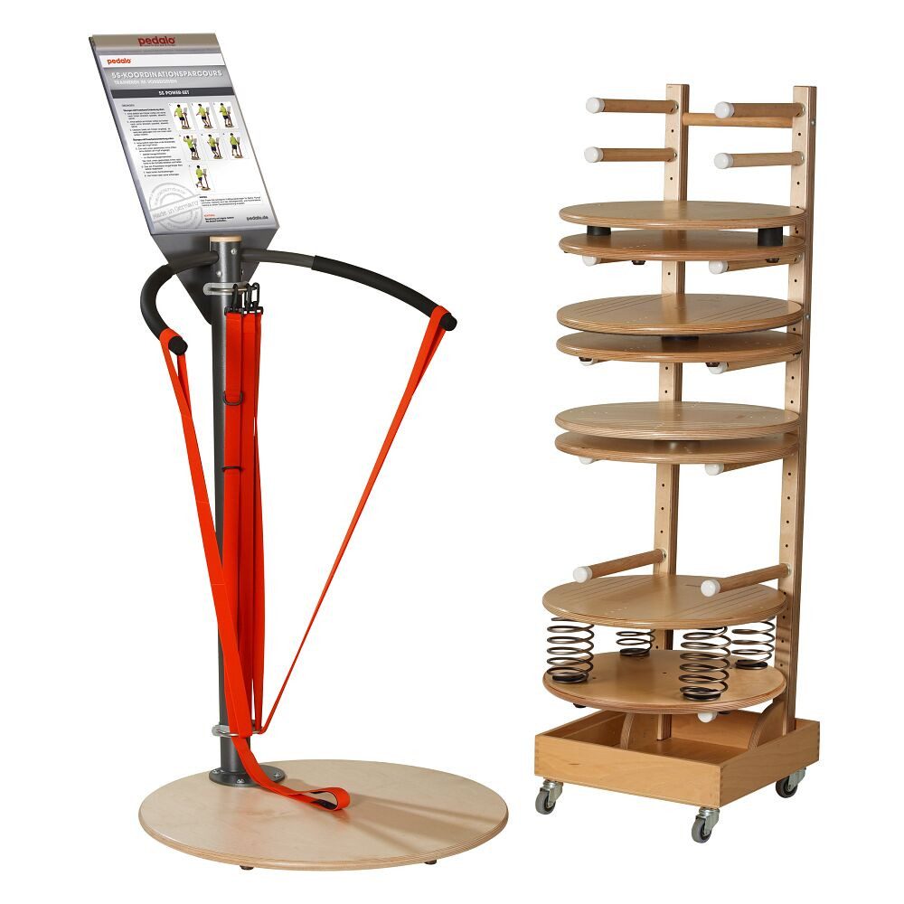 pedalo® Koordinations-Trainingssystem Physiostation 5S, Das Übungsspektrum des 5S-Parcours in einer Station