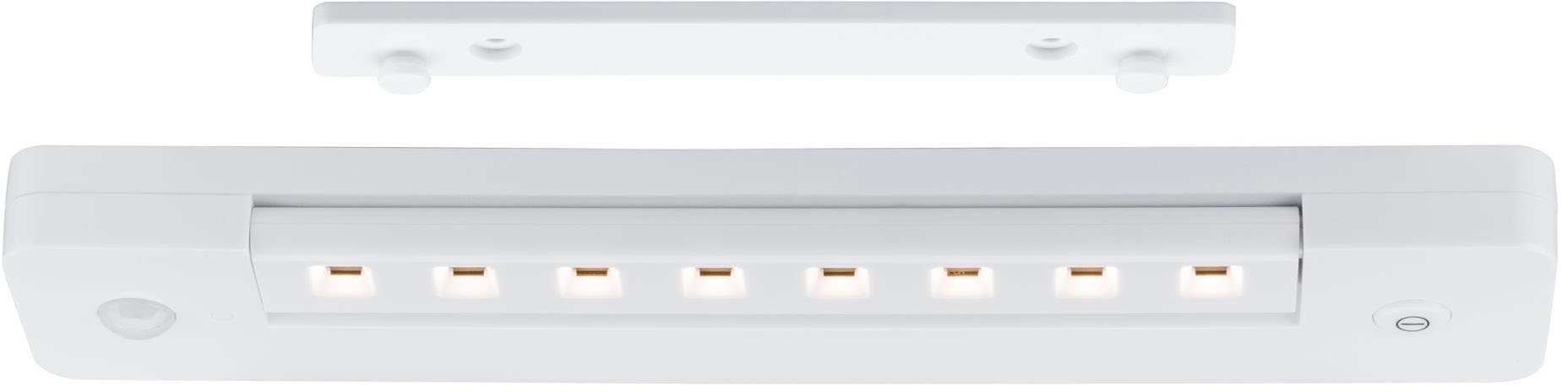 Warmweiß, LEDSmartLightbatteriebetrieben+ fest integriert, Lichtleiste, Schalter Paulmann LED LED An/Aus/Dimmen&Bewegungsmelder