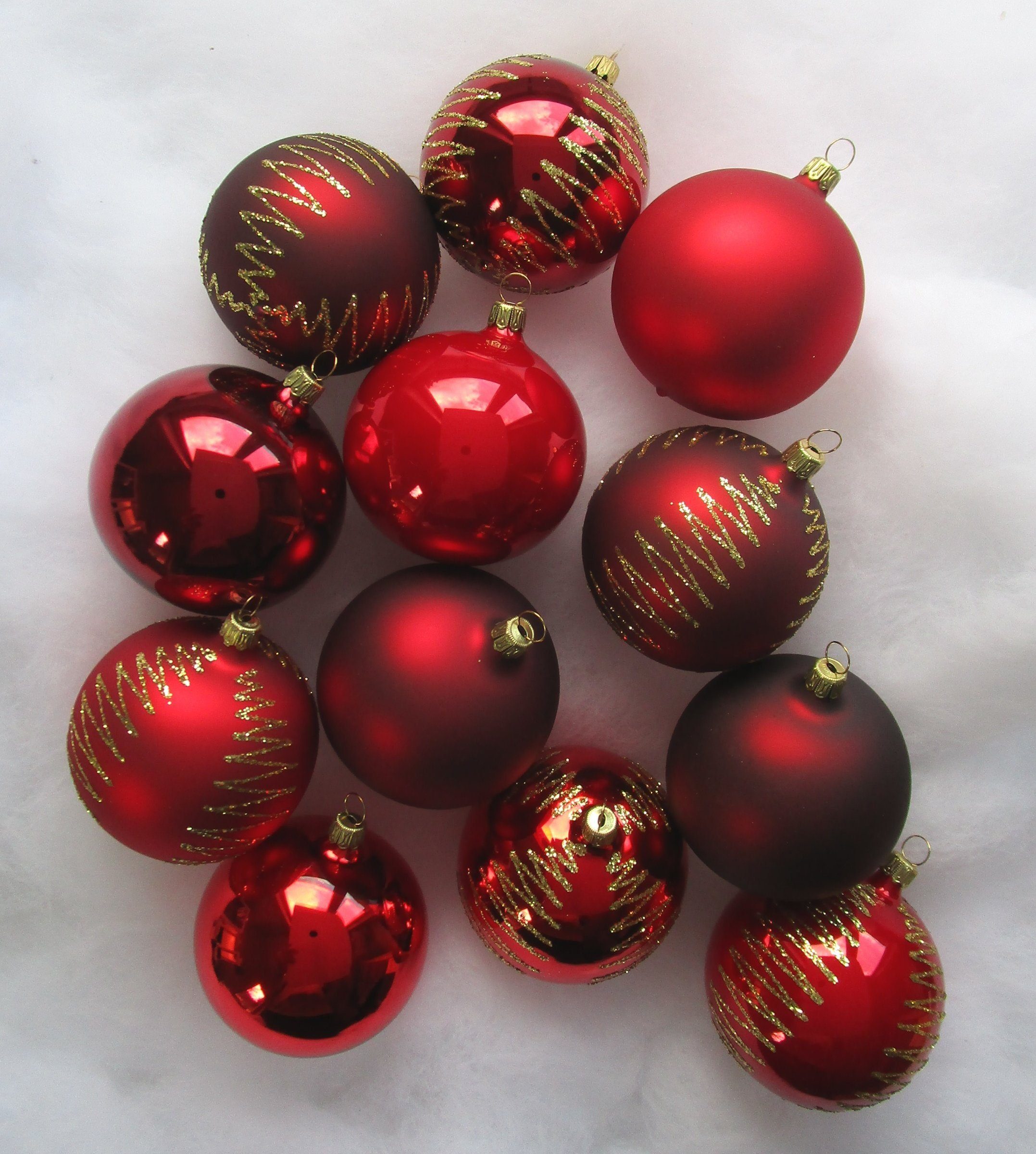 Nostalgie Christbaumschmuck Thüringen Christbaumschmuck Christbaumkugeln Mix EXCLUSIV Spirale, MADE IN GERMANY