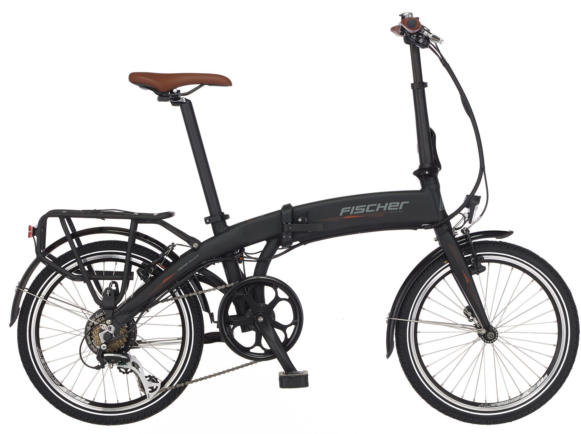FISCHER Fahrrad E-Bike »E-Faltrad FR18«, 7 Gang Shimano ACERA SGS  Schaltwerk, Kettenschaltung, Heckmotor 250 W