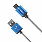 CABBRIX Smartphone-Kabel, Micro-USB, Micro-USB (300 cm), Micro USB Kabel Blau Nylon 2,4A [3-Pack] 1x1,5m / 1x2m / 1x3m [USB Schnellladekabel] High Speed/Ladekabel, Bild 3