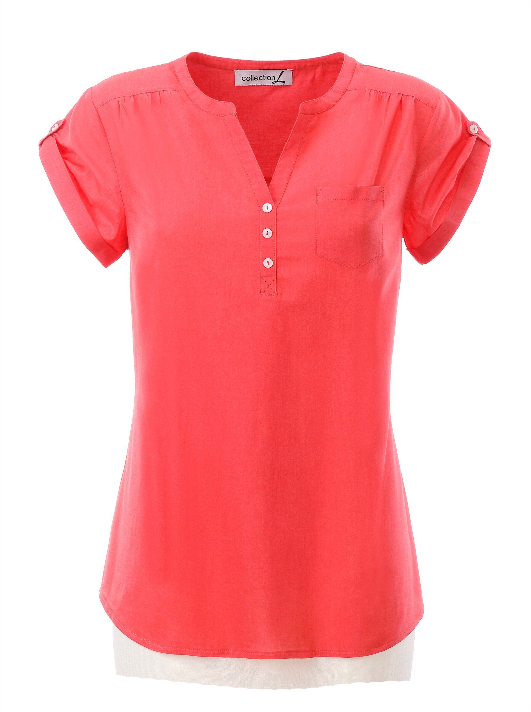 Witt Klassische Bluse Kurzarmbluse .