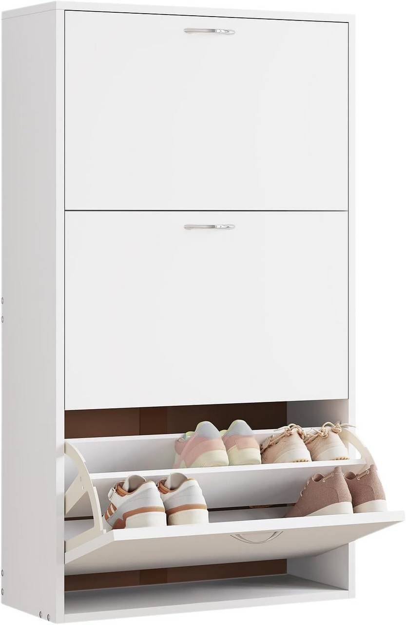 Woltu Schuhschrank (1-St) schmal hoch, Schuhkommode günstig online kaufen