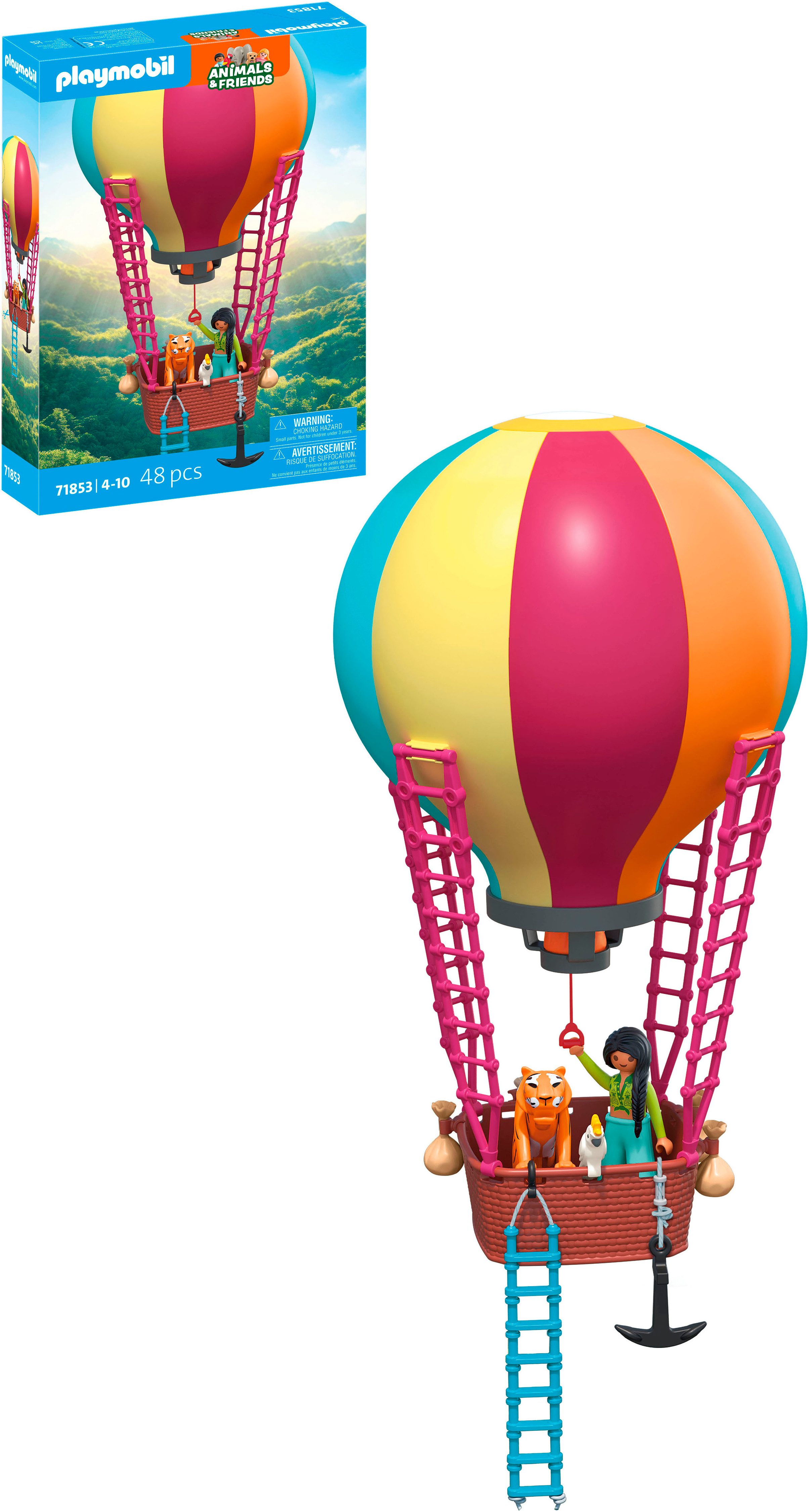 Playmobil® Ballonreise (71853), Animals & Friends Konstruktions-Spielset, ( günstig online kaufen