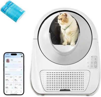 CATLINK Katzentoilette Selbstreinigend,intelligente APP-Steuerung,Geruchskontrolle, Mehrkatzen-Erkennung, Großzügiges Raumvolumen 57L