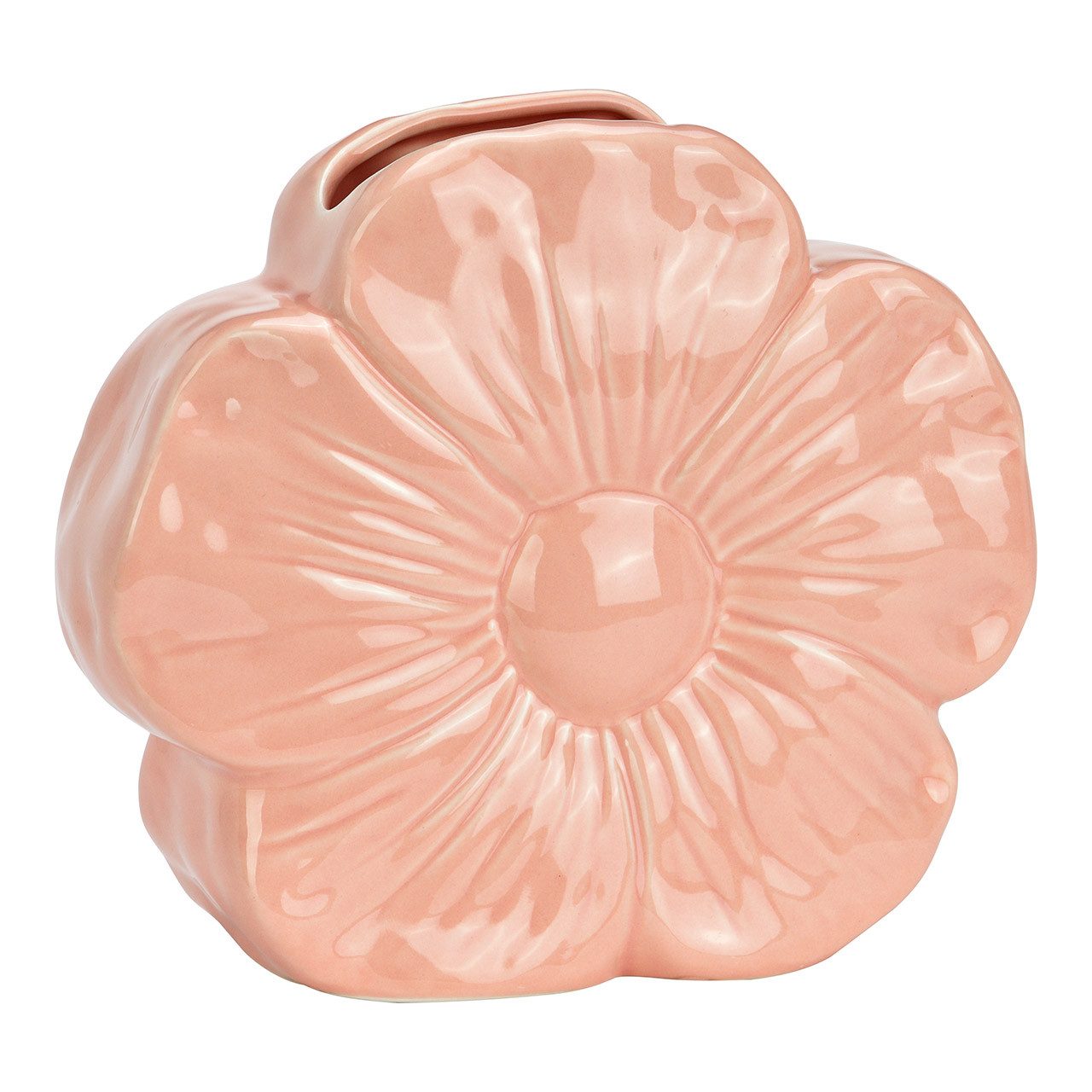 Wurm Dekovase Wurm, Vase Blume aus Porzellan, Pink/Rosa (B/H/T) 22x19x9cm, 10045328