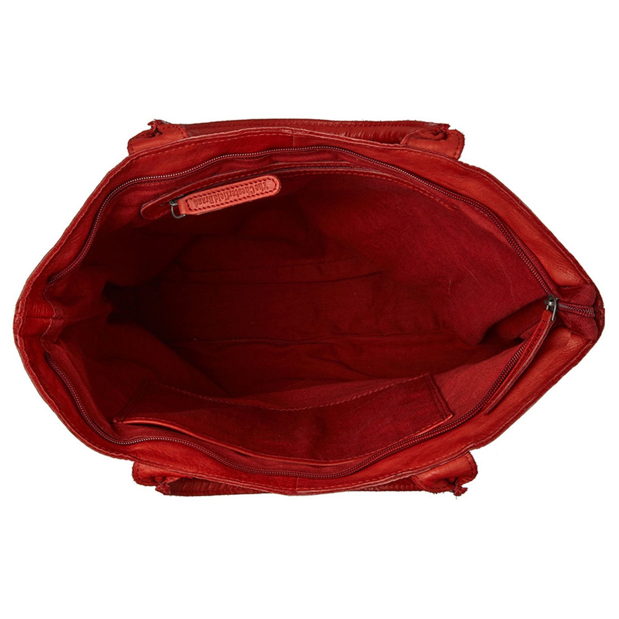 The Henkeltasche, Chesterfield Brand Leder red