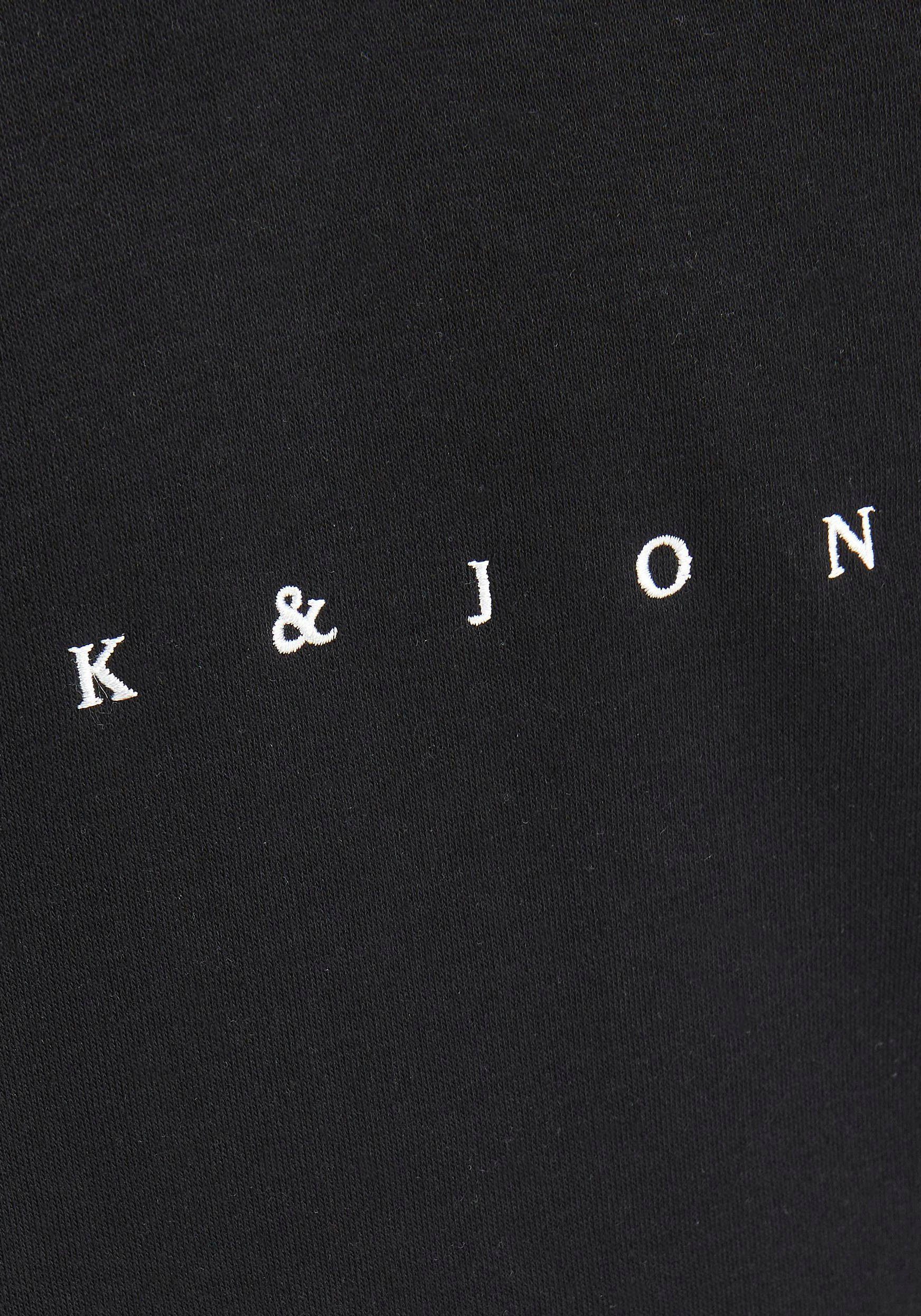 Black Detail SWEAT Jones NOOS & JNR HOOD Junior Kapuzensweatshirt Jack JORCOPENHAGEN