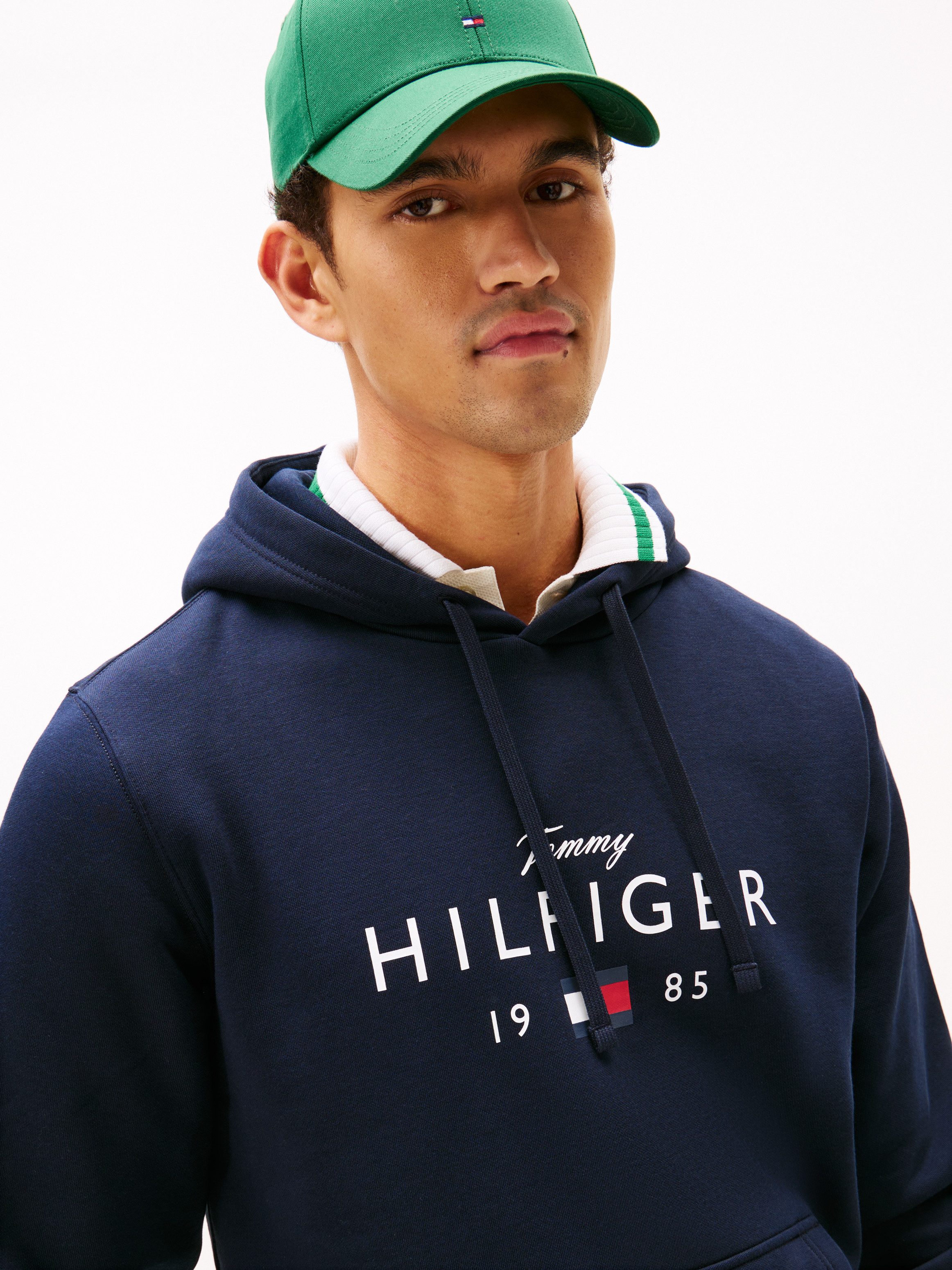 Tommy Hilfiger Hoodie BRAND LOVE BIG HILFIGER mit Logo-Grafik, normale Pass günstig online kaufen