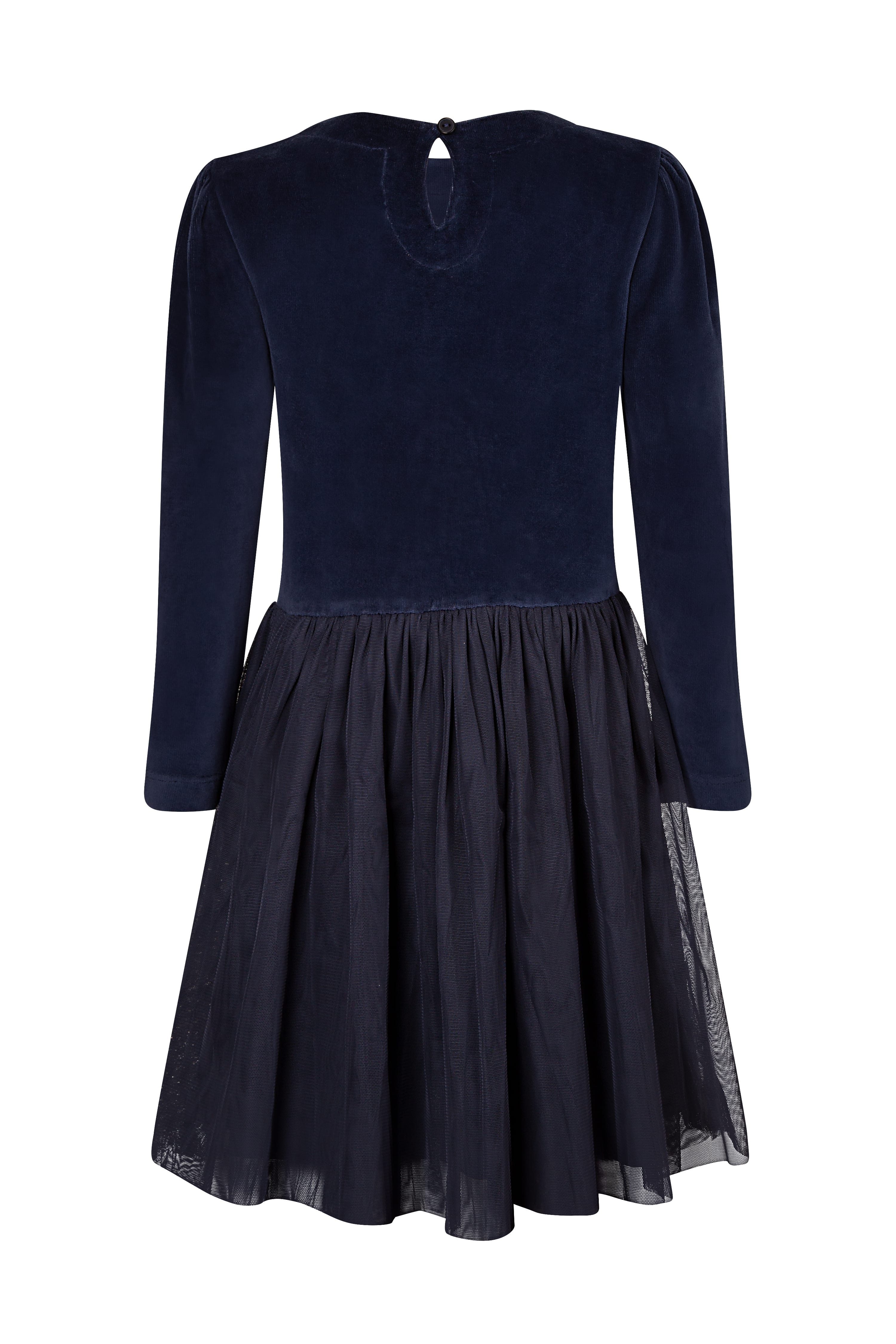 happy girls Samtkleid mit Tüllrock und wunderschönen, hochwertigen Sternenmotiven – Bild 4 von 5