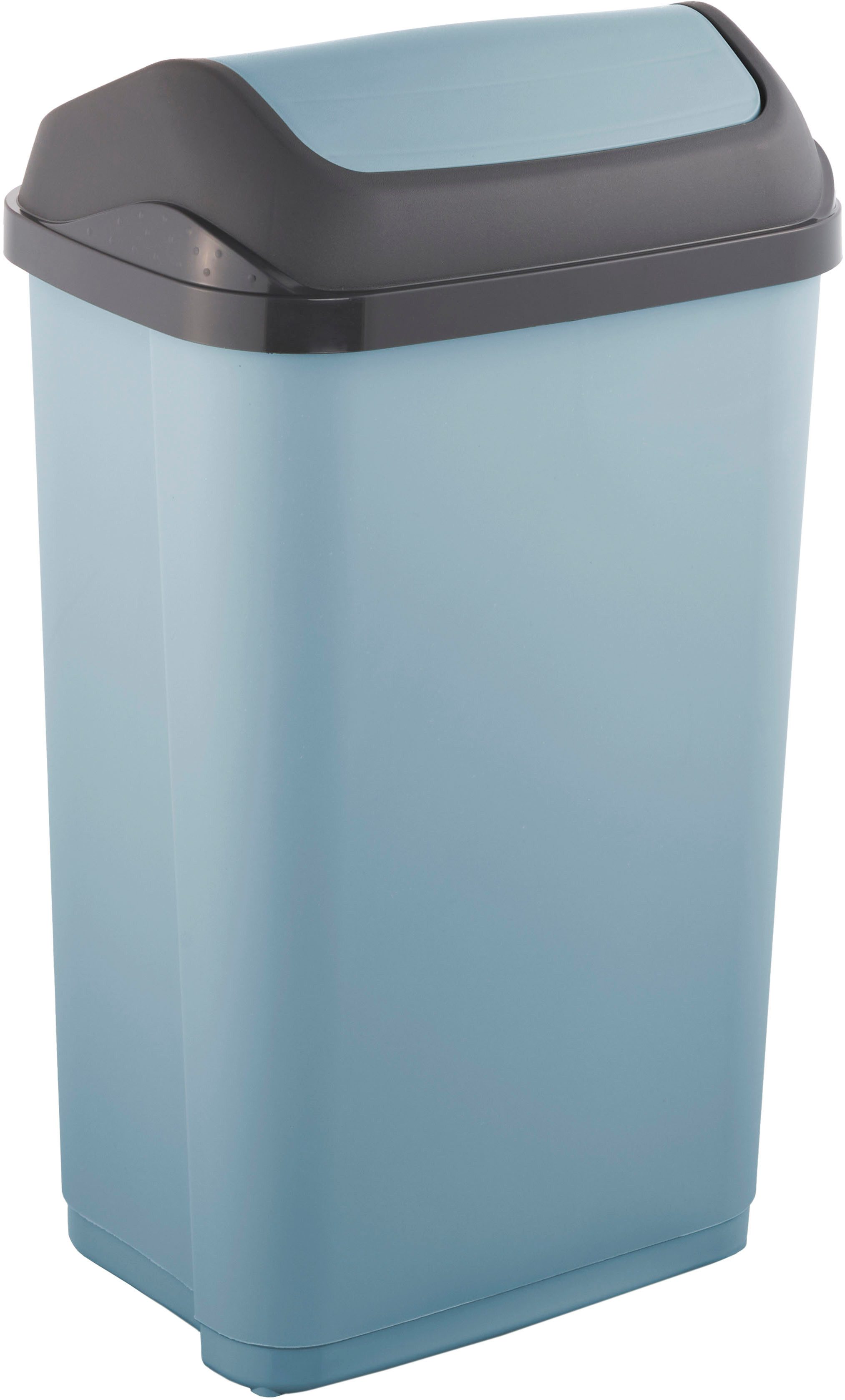 keeeper Mülleimer swantje, Abfallbehälter mit Schwingdeckel, 50 l, Made in Europe, 38,5 x 29 x 66 cm
