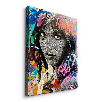 DOTCOMCANVAS® Leinwandbild BIRKIN VIBES LONG, Leinwandbild BIRKIN VIBES LONG Pop Art hochkant Portrait