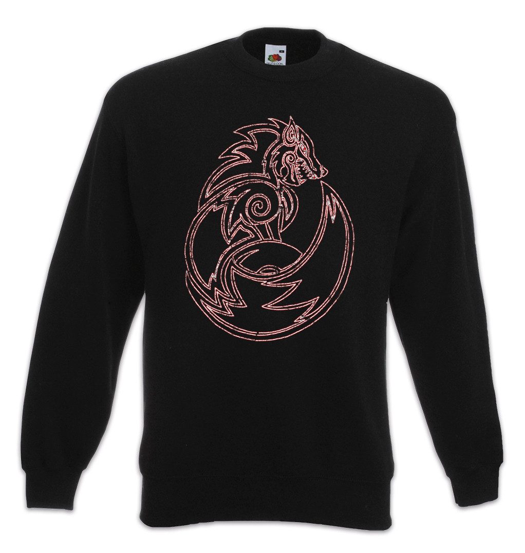 Sweatshirt Fenrir Wolf II Sweatshirt Fenris Walhalla Odhin Wikinger Vikings Wotan