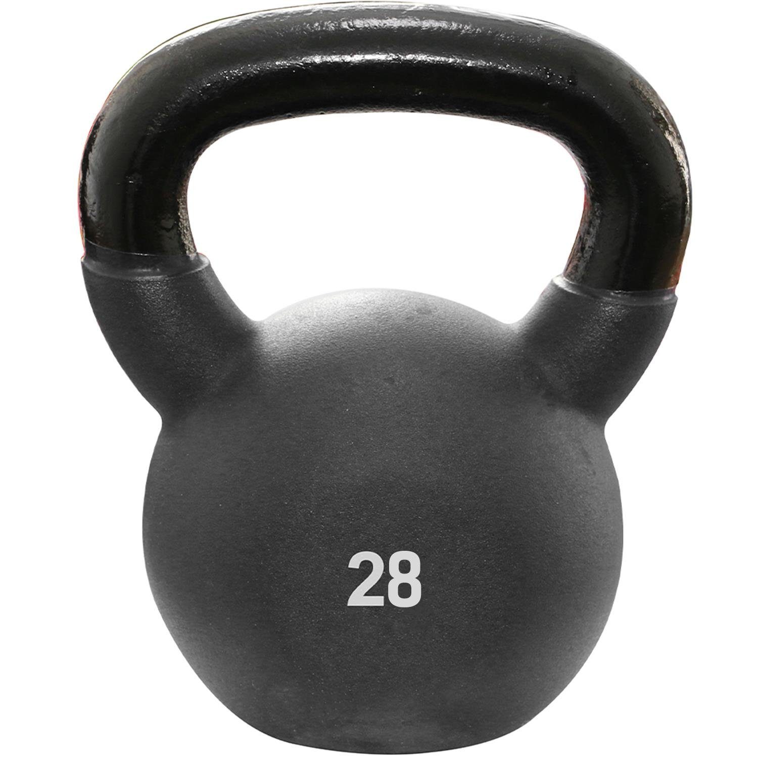 Kettlebell Sporttrend 28kg, Fitnesskugel Kettlebell 24 Hantel, Fitnesshantel Schwunghantel Kugelhantel Hantel Hanteln