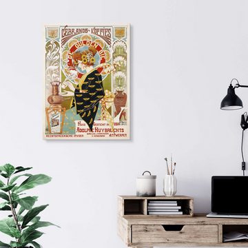 Posterlounge Alu-Dibond-Druck Nook Vintage Archive, Coffee Shop Advert - Art Nouveau Café, Bar Vintage