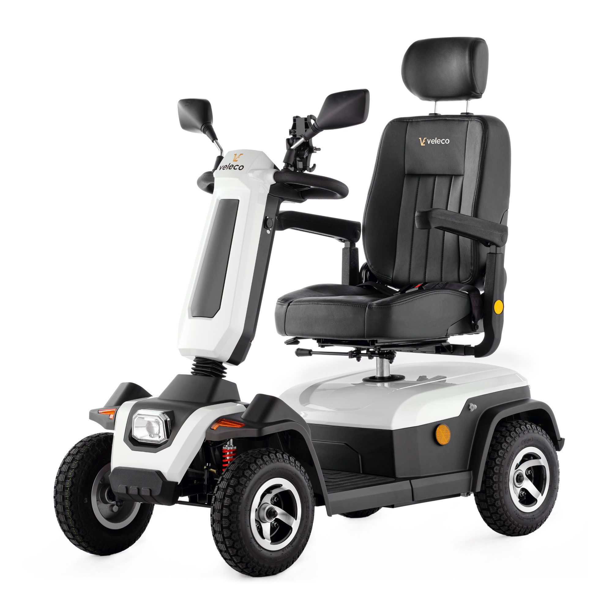 Veleco Elektromobil Veleco SHARPY Mobilitätsroller Seniorenmobil 4-Rad, 15,00 km/h, Verstellbare Lenkstange