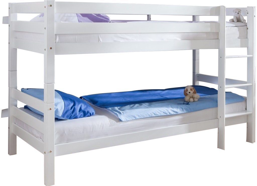 Relita Etagenbett Björn, mit Rollrost, umbaubar zu 2 Einzelbetten, Buche massiv, 2 Ausführungen