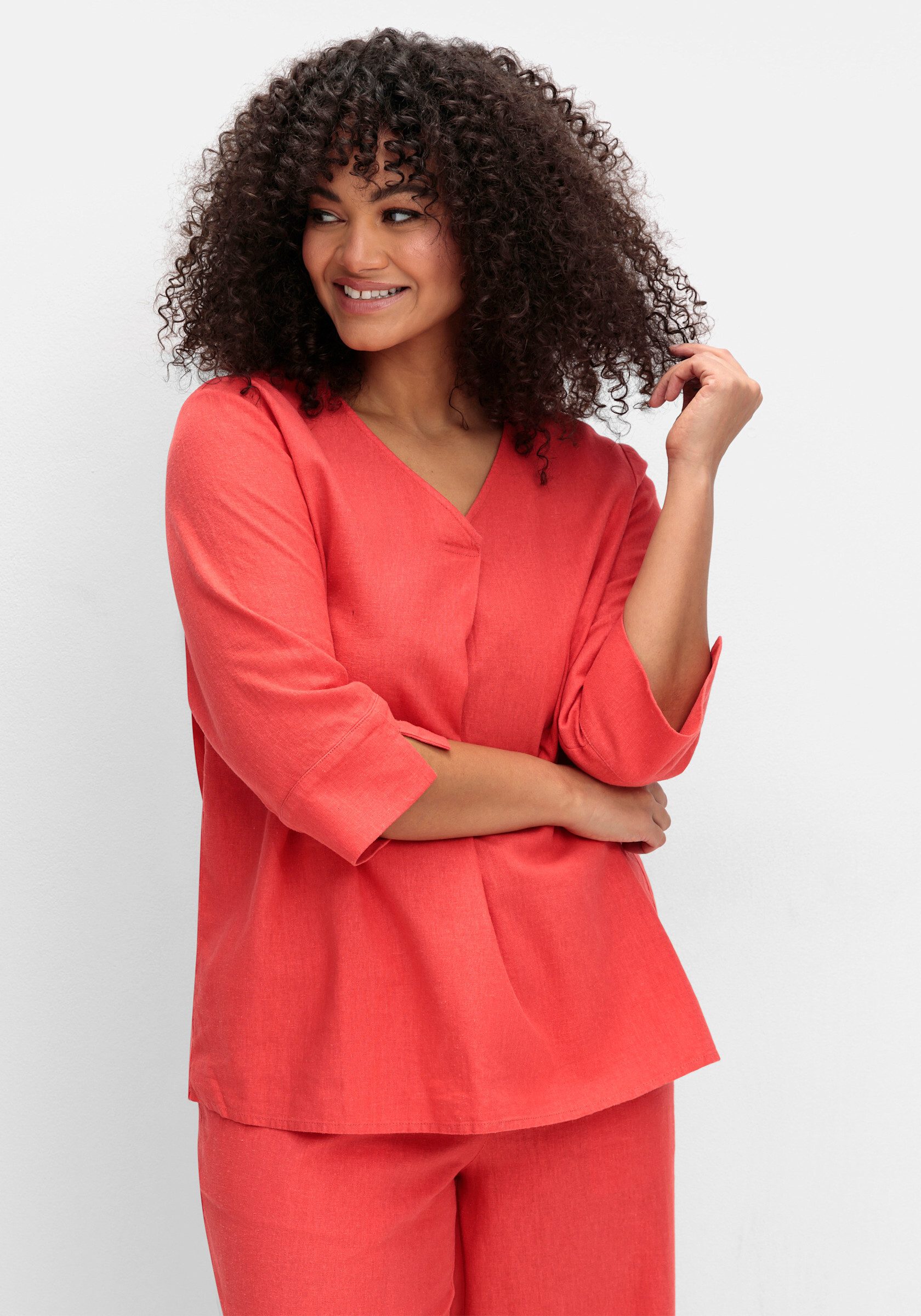 Sheego Klassische Bluse Tunika . günstig online kaufen