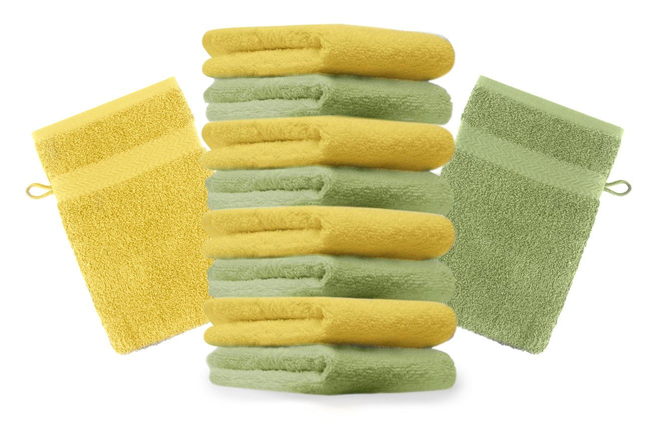 Haushalt Gesundheitsprodukte Betz Waschhandschuh 10 Stück Waschhandschuhe Premium 100% Baumwolle Waschlappen Set 16x21 cm Farbe 