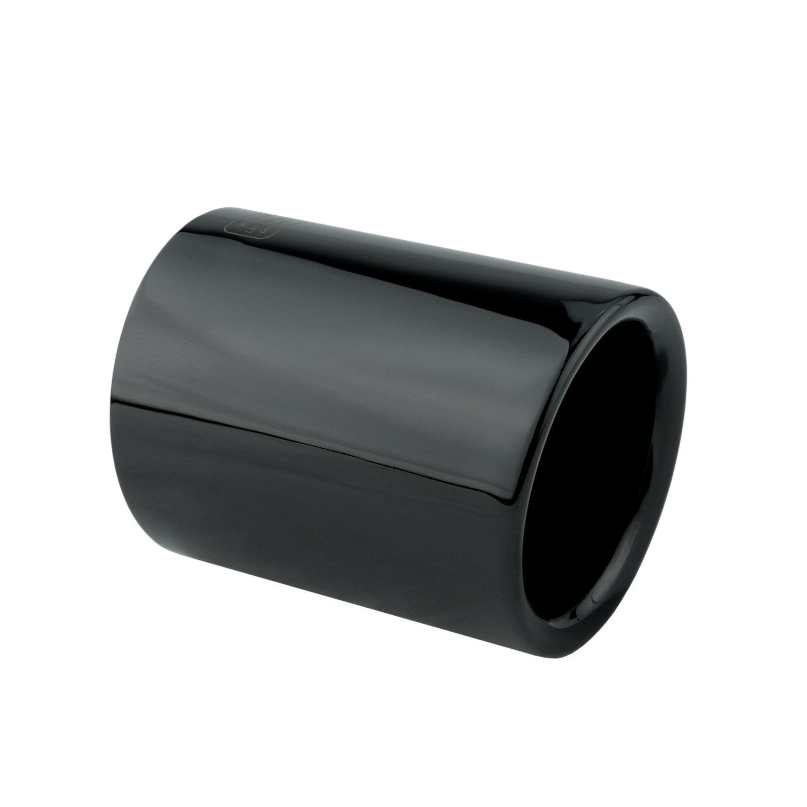 L & P Car Design Auspuff-Flexrohr Auspuff Endrohr Blende Schwarz BMW 1er 2er 3er 4er, 73,5 mm