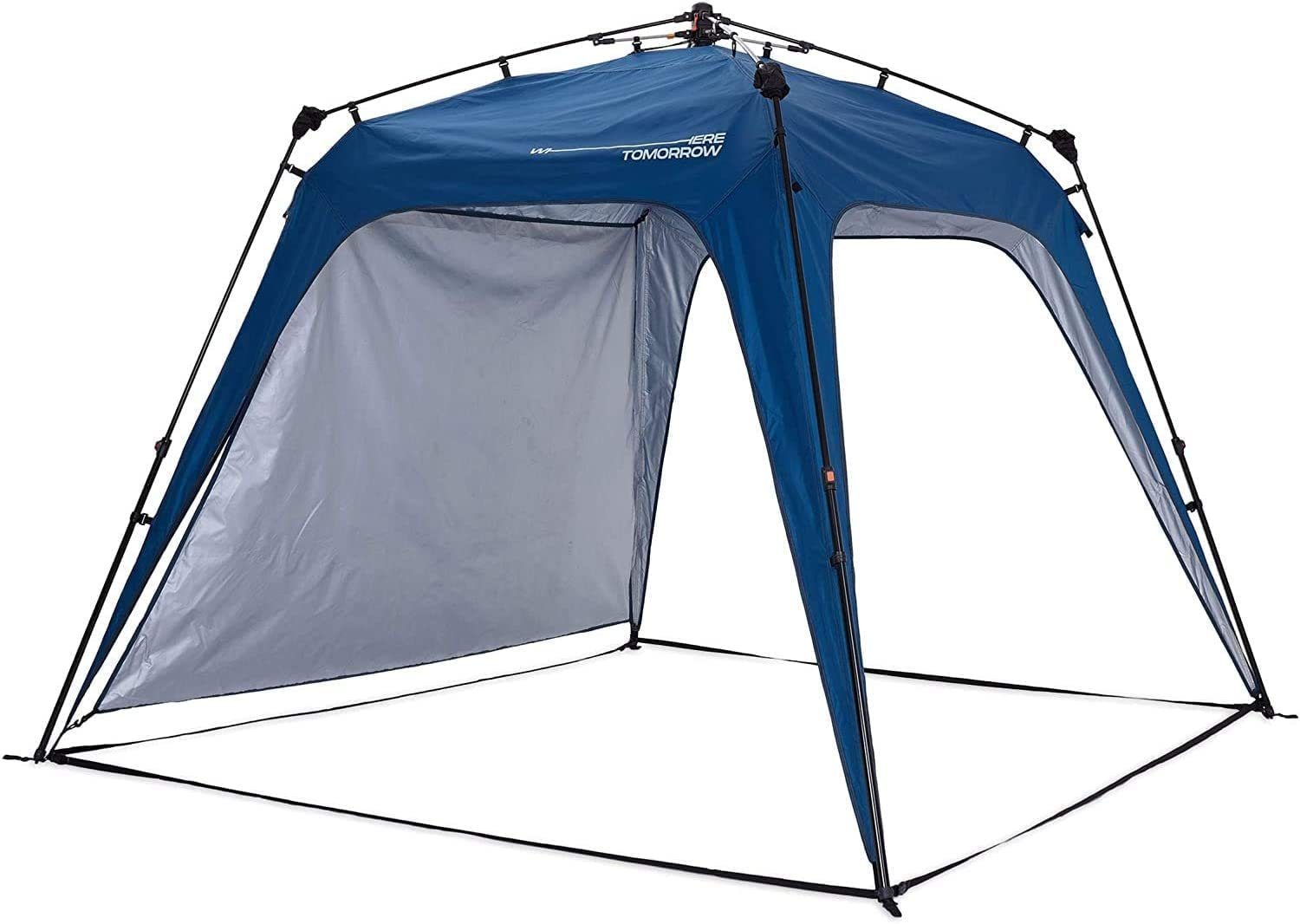 Lumaland Pavillon aufgebaut in unter 2 Minuten, 2,5 x 2,5m Camping  Partyzelt Zelt robust wasserdicht