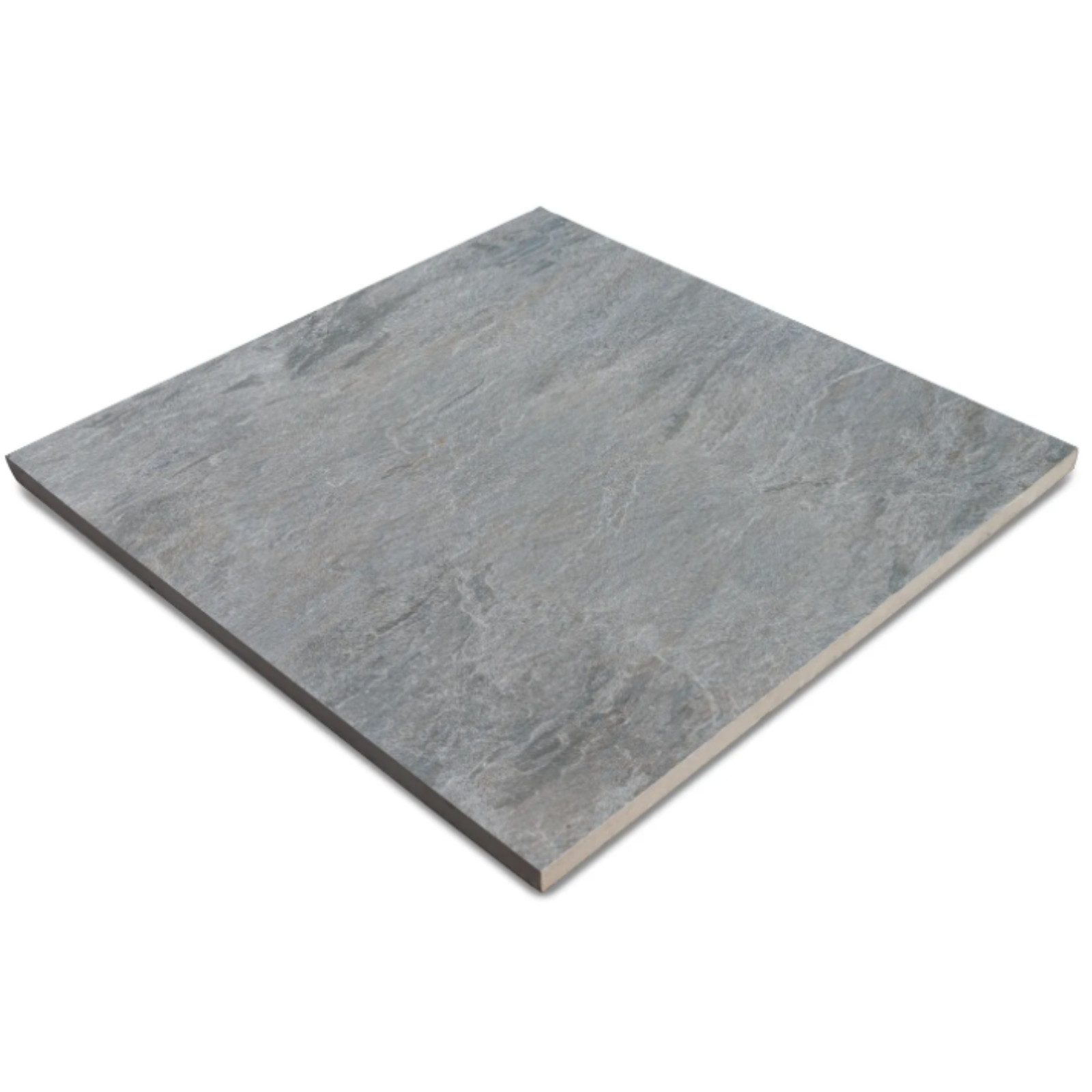 Hori Terrassenplatte HORI Terrassenplatten Feinsteinzeug Steinoptik, Boden für Outdoor, Feinsteinzeug 60x60, Grau, Feinsteinzeug, Massiv, Rutschhemmend,Hohe Belastbarkeit,Pflegeleicht