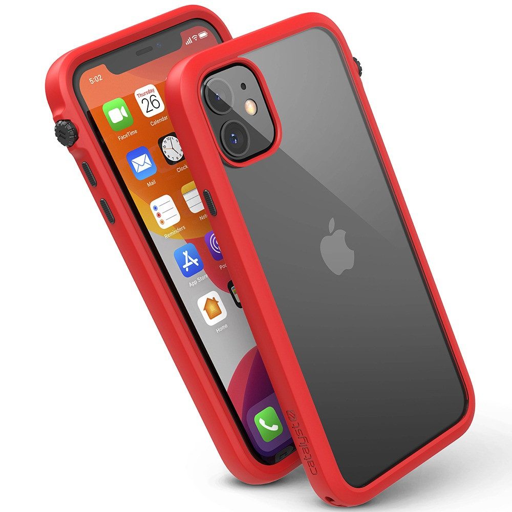 Catalyst Smartphone-Hülle Impact Protection Case, für iPhone 11, Rot/Schwarz