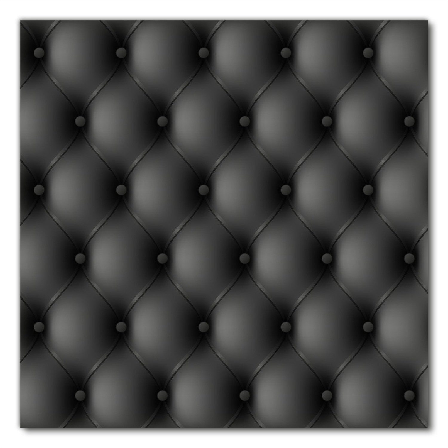 Wallario Möbelfolie Schwarze Ledertür