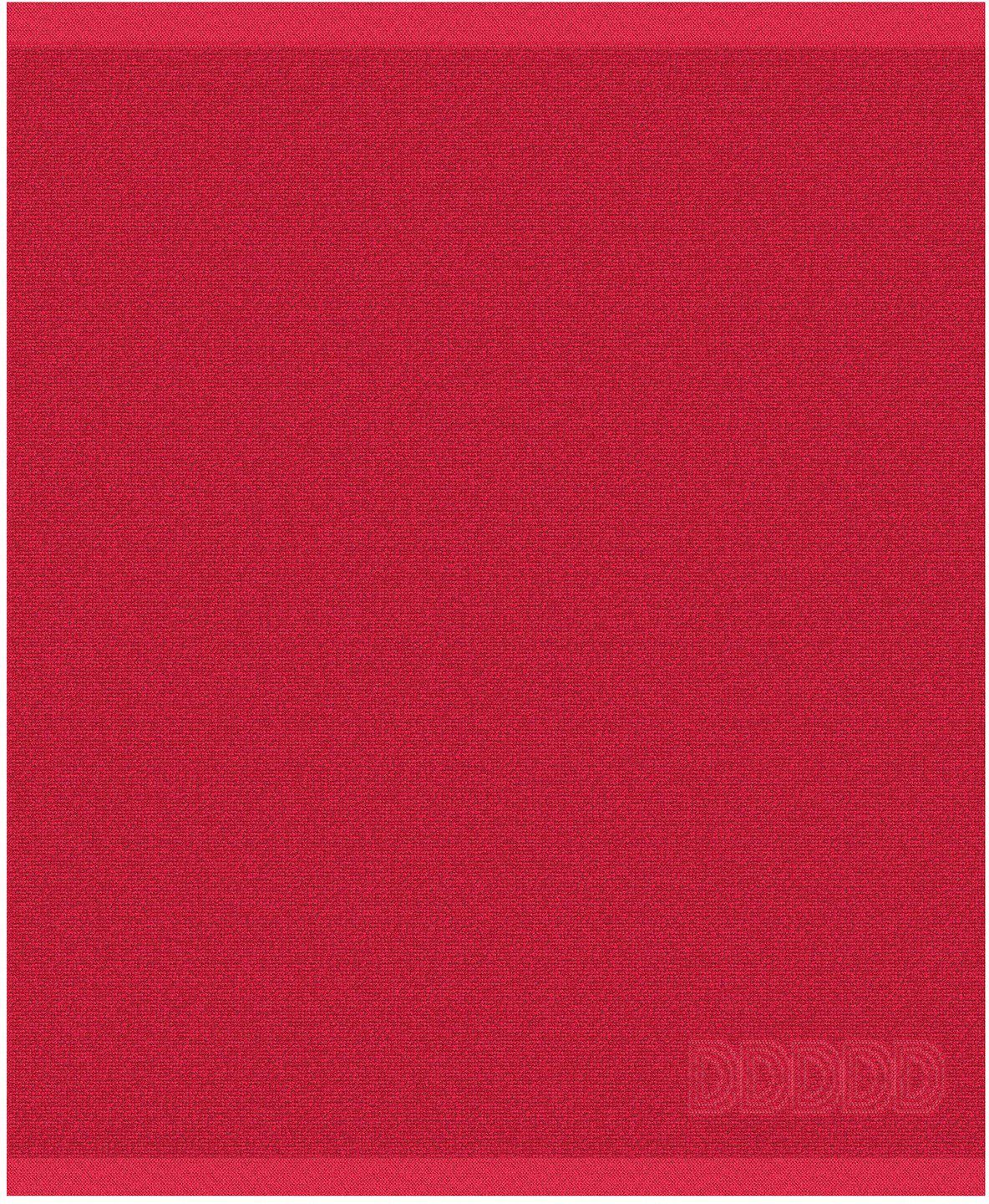 2x 2x Küchentuch Logo, x x DDDDD Geschirrtuch 50 cm + 60 (Set, cm) 4-tlg., Combi-Set: 55 65 rot Geschirrtuch