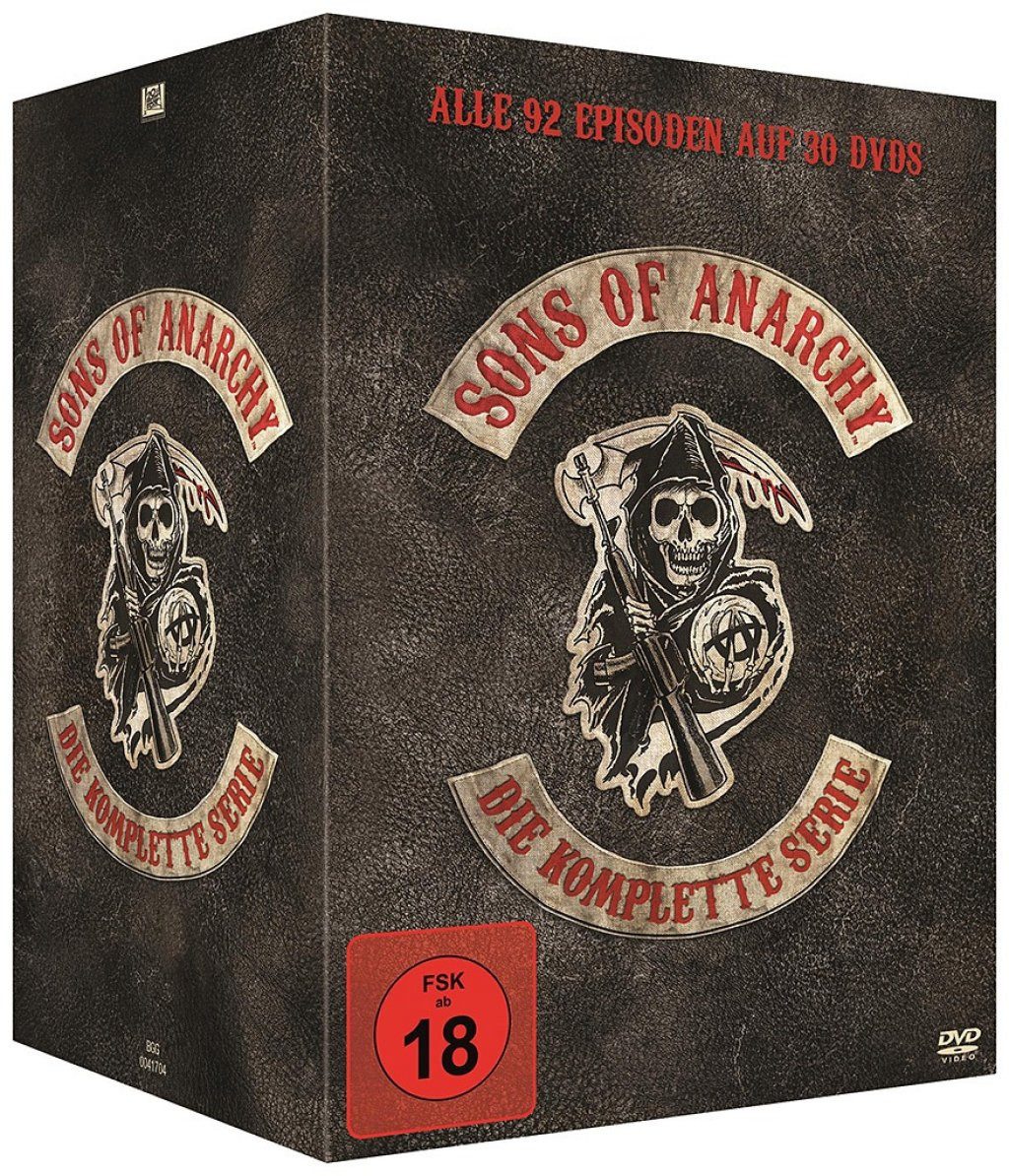 Leonine DVD Sons of Anarchy - Die komplette Serie, (Box-Set, 30-St), Staffel 1-7 inkl. Bonusmaterial