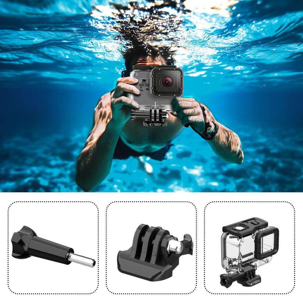 TECH PROTECT Kamerahalterung Tech-Protect GA200 Unterwassergehäuse GoPro Hero 9–12
