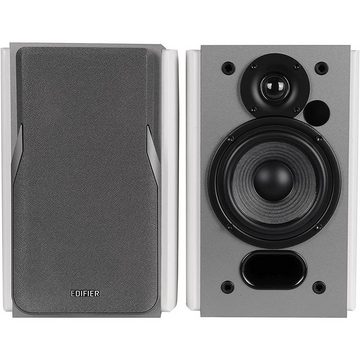 Edifier® R1380DB 2.0 Regal-Lautsprecher (Bluetooth, 42 W, Infrarot-Fernbedienung, seitliche Regler für Bässe, Höhen und Lautstärke)