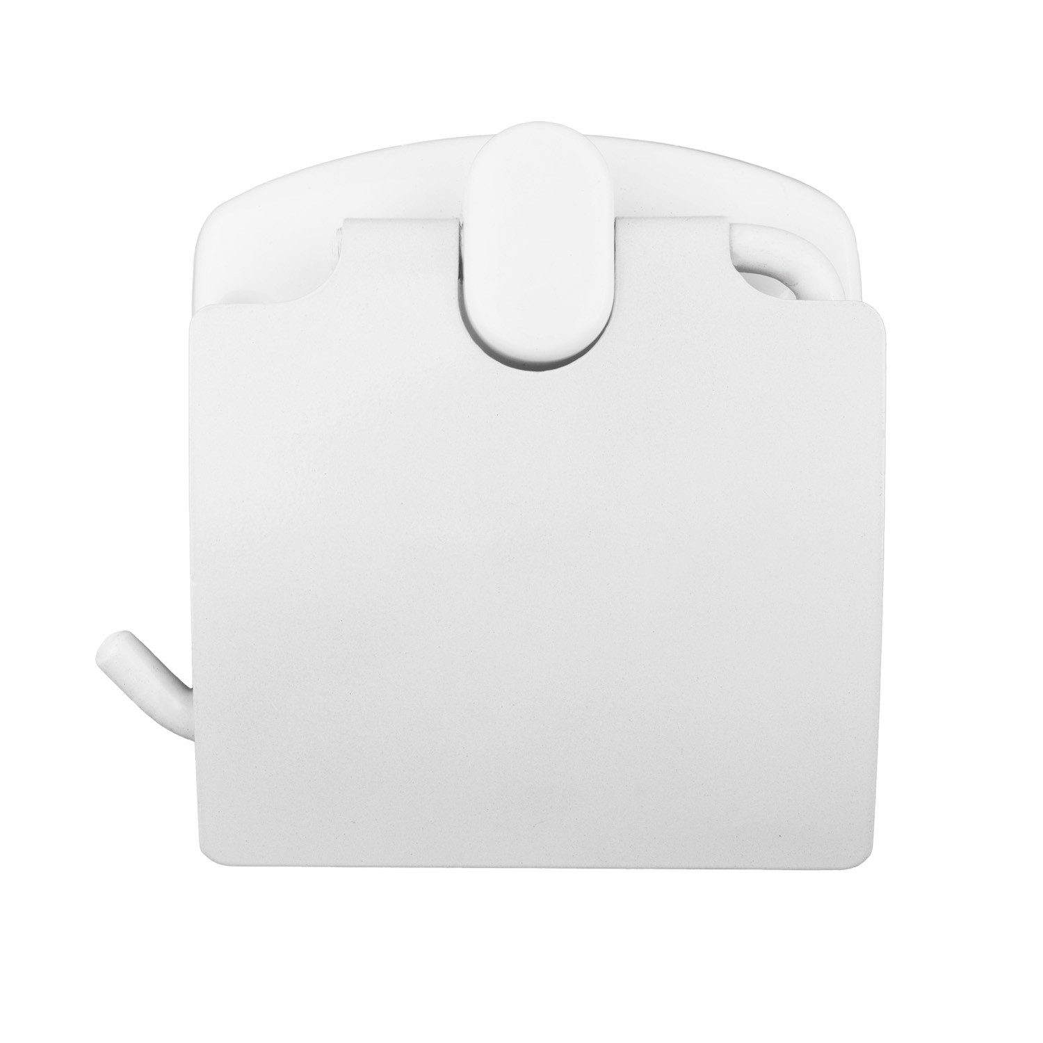 ABJ Toilettenpapierhalter mit Klappe Höhe 13 cm Breite 11,5 cm, Montage an der Wand