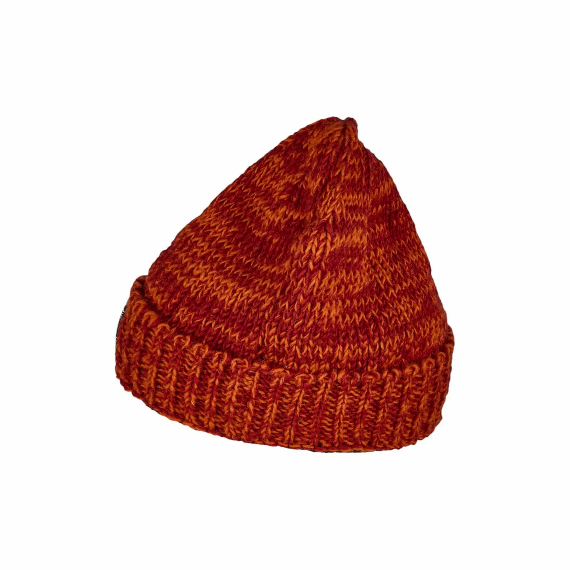 THC Natural Line Strickmütze THC Schafwoll Rollcap 719 orange (1 Stück, 1-St., 1 Stück) Innenfutter: Fleece