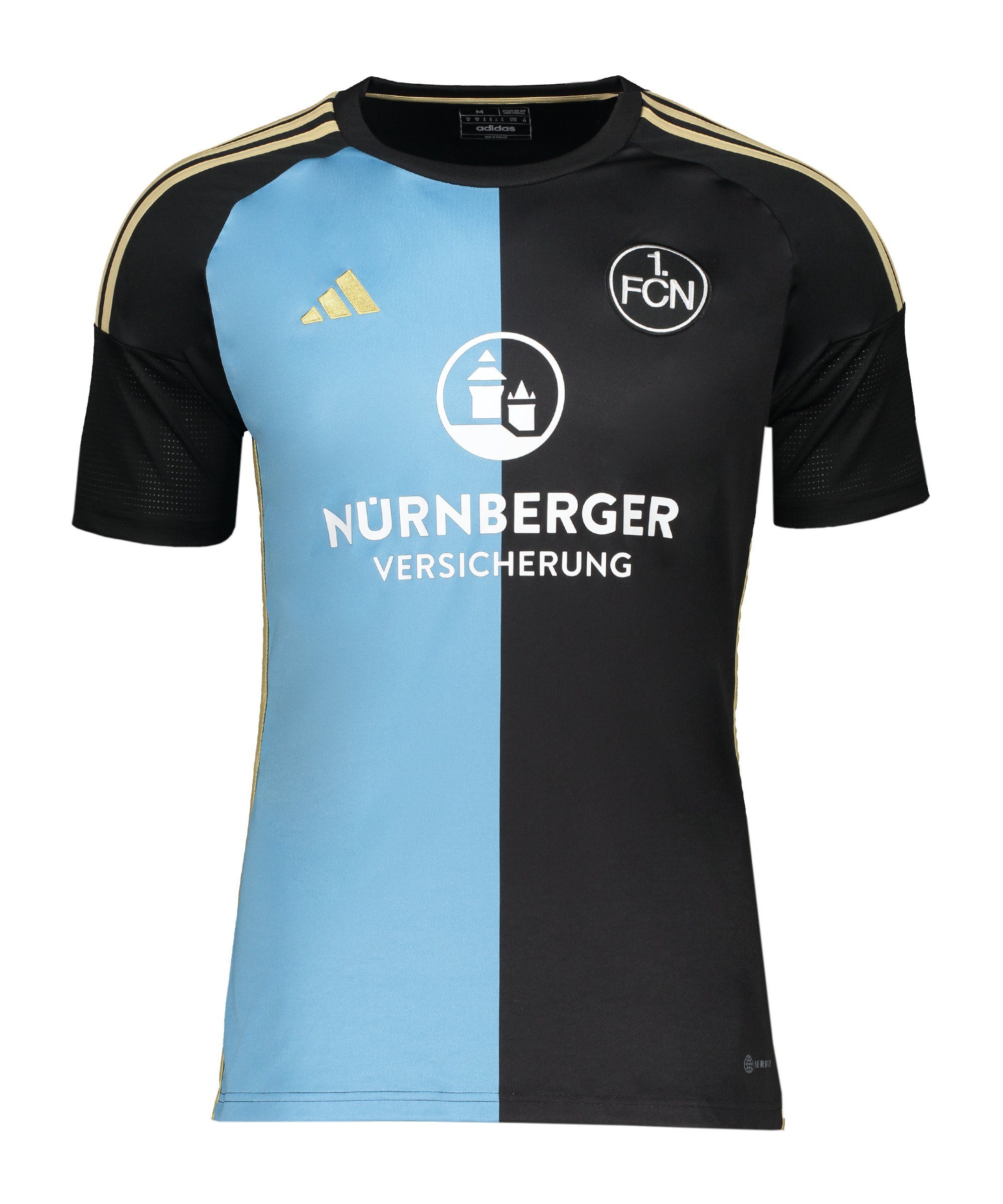 adidas Performance Fußballtrikot 1. FC Nürnberg Trikot 3rd 2023/2024 Kids schwarzblau