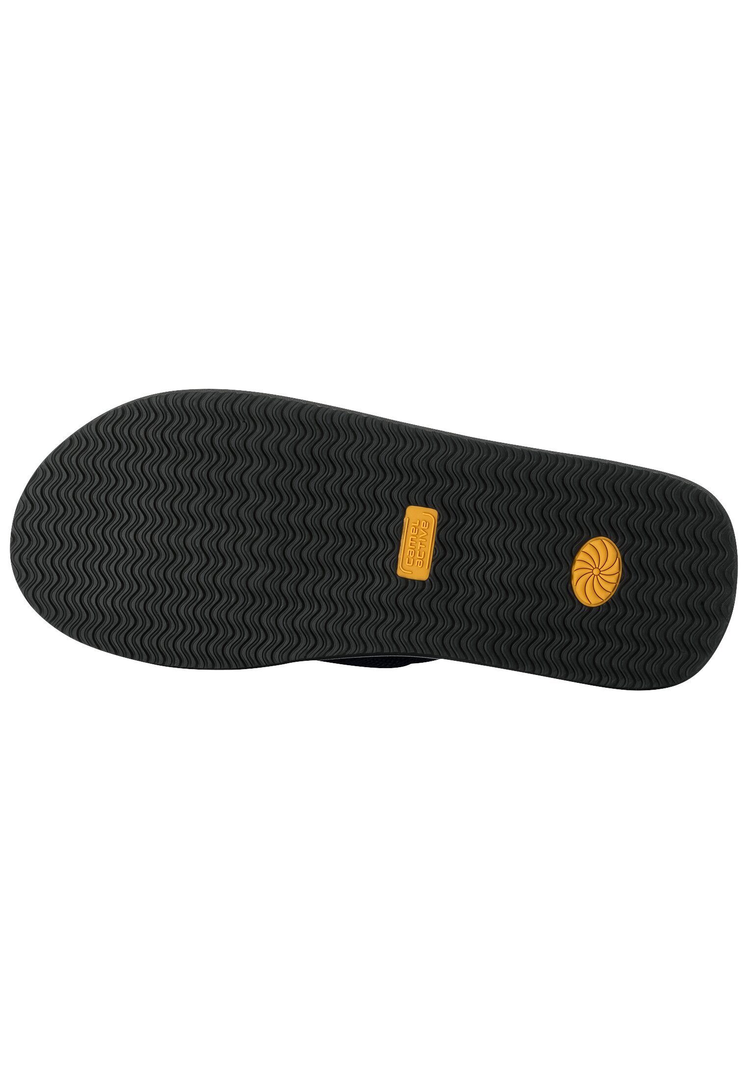 camel active Zehentrenner mit Logoprint Sandale
