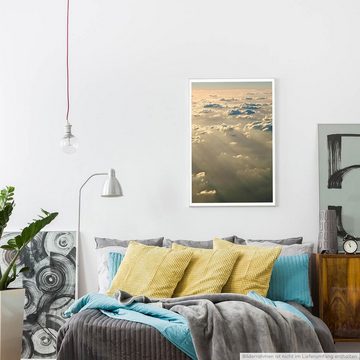 Sinus Art Poster Landschaftsfotografie 60x90cm Poster Wolken über dem Ozean
