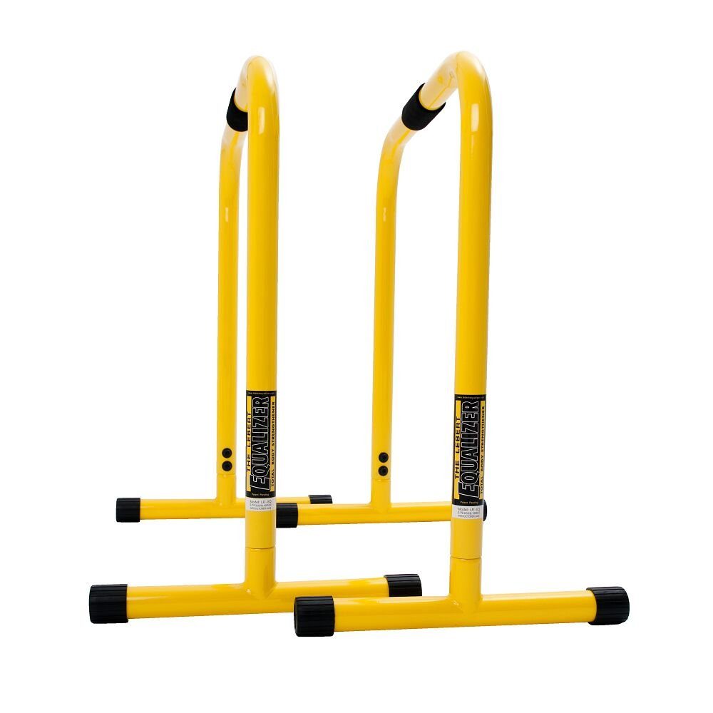 Lebert Ganzkörpertrainer Parallel Bars Equalizer, Eigengewichtstraining für Kraft und Ausdauer Gelb, Basic