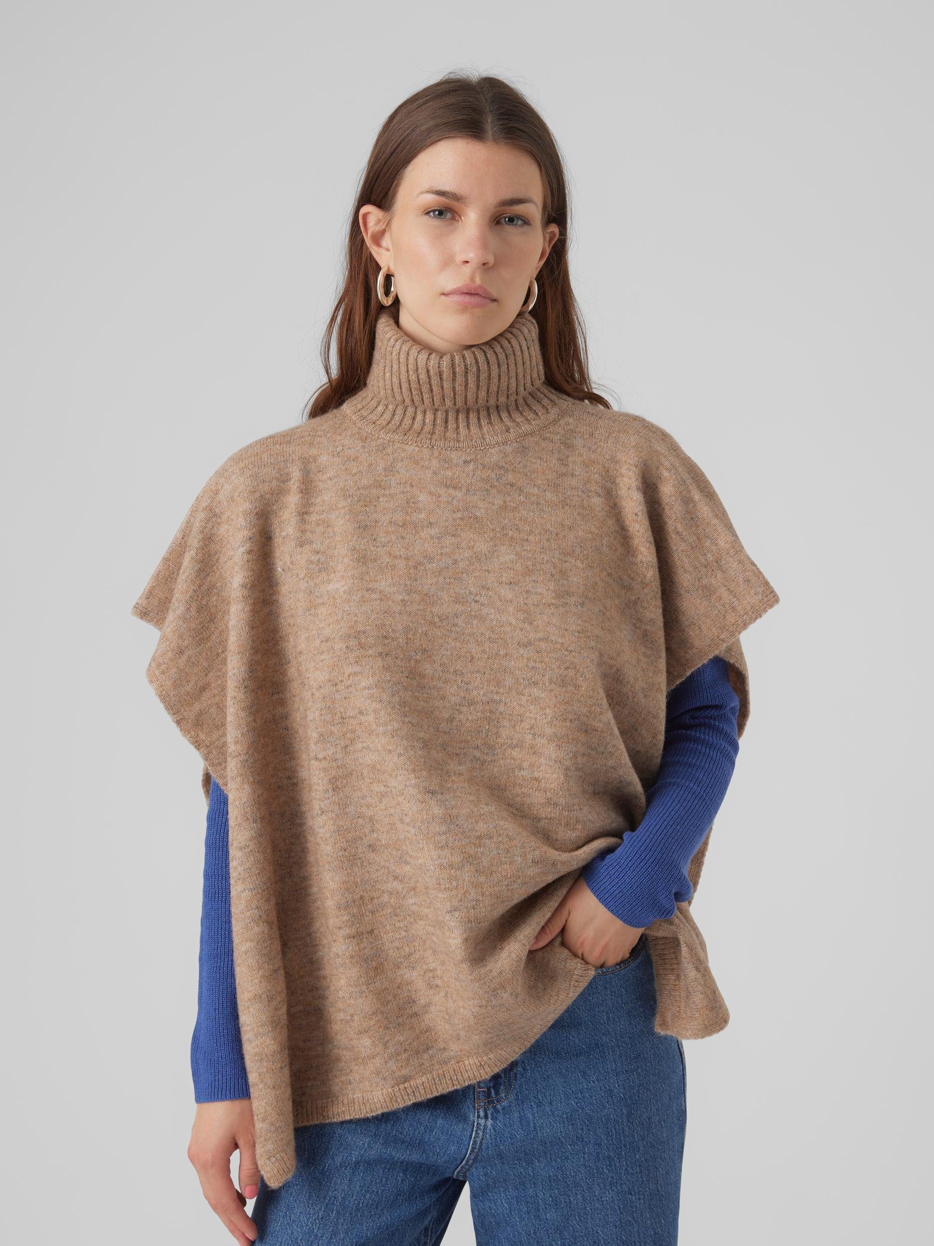 Vero Moda Strickponcho VMABRA ROLLNECK PONCHO GA BOO