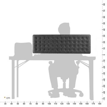 RICOO Schutzwand SAP0930-G, Sichtschutz Schreibtisch Büro Akustik Trennwand Schallschutz Paneel