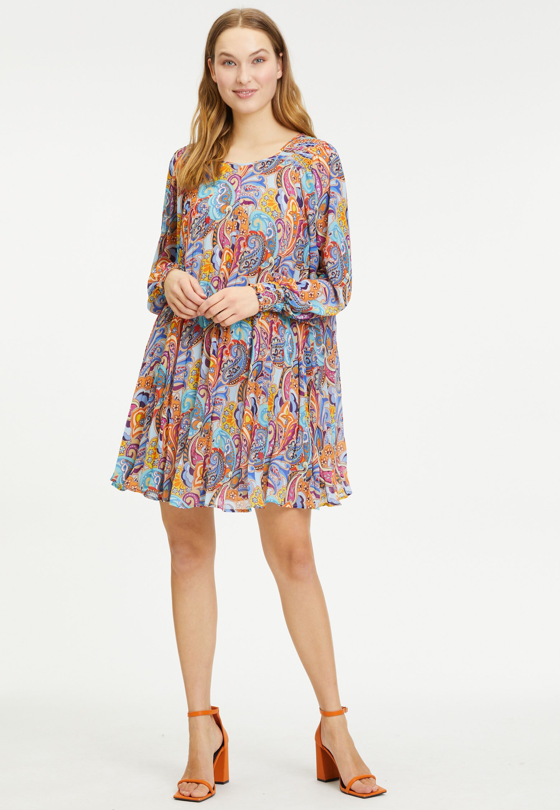 Princess goes Hollywood Sommerkleid Paisley Print Plissee