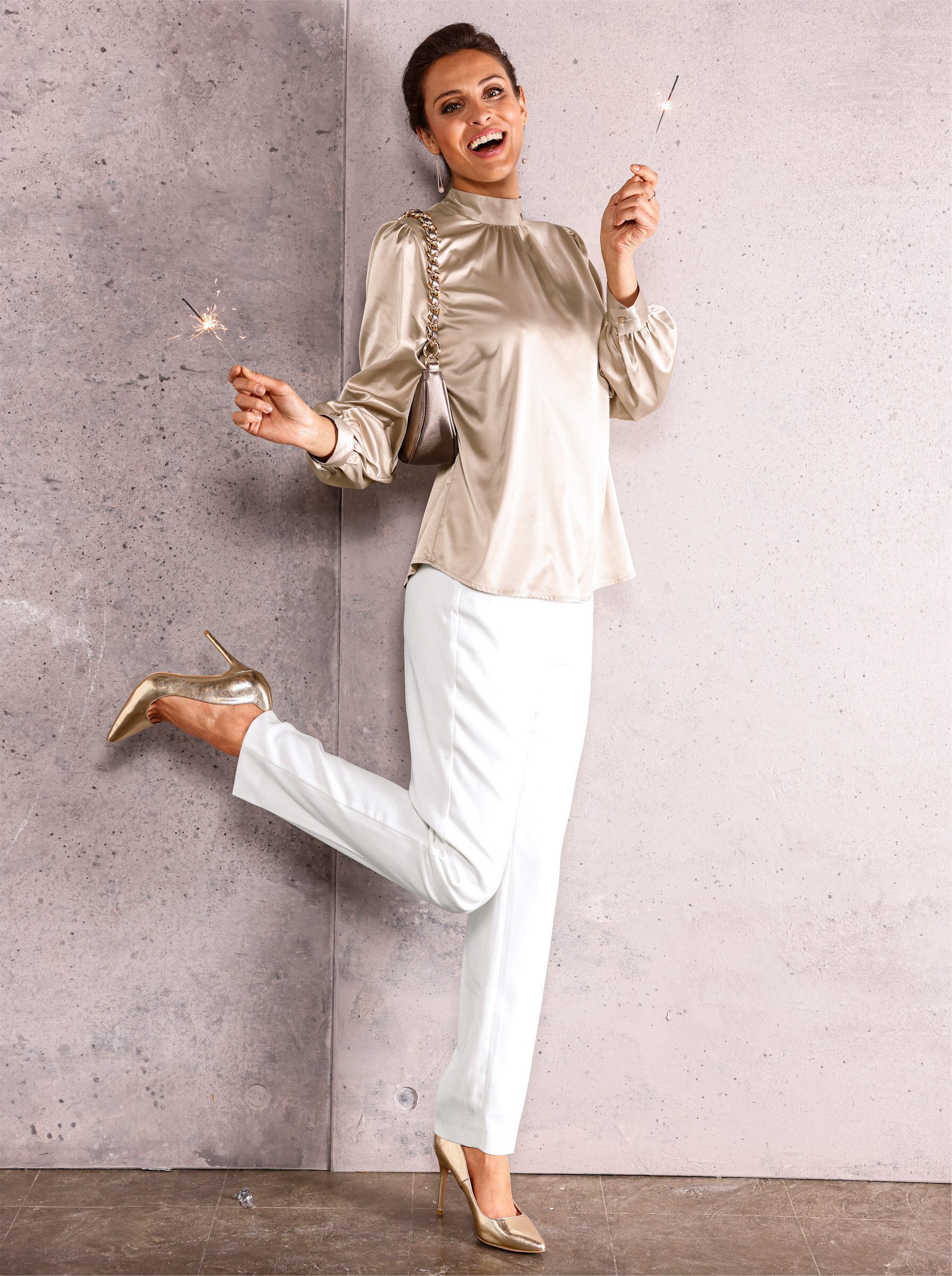 Witt Klassische Bluse Bluse Langarm