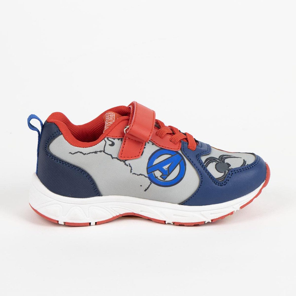 The AVENGERS Kinder Sneaker mit Lichteffekt aus Polyurethanleder Sneaker