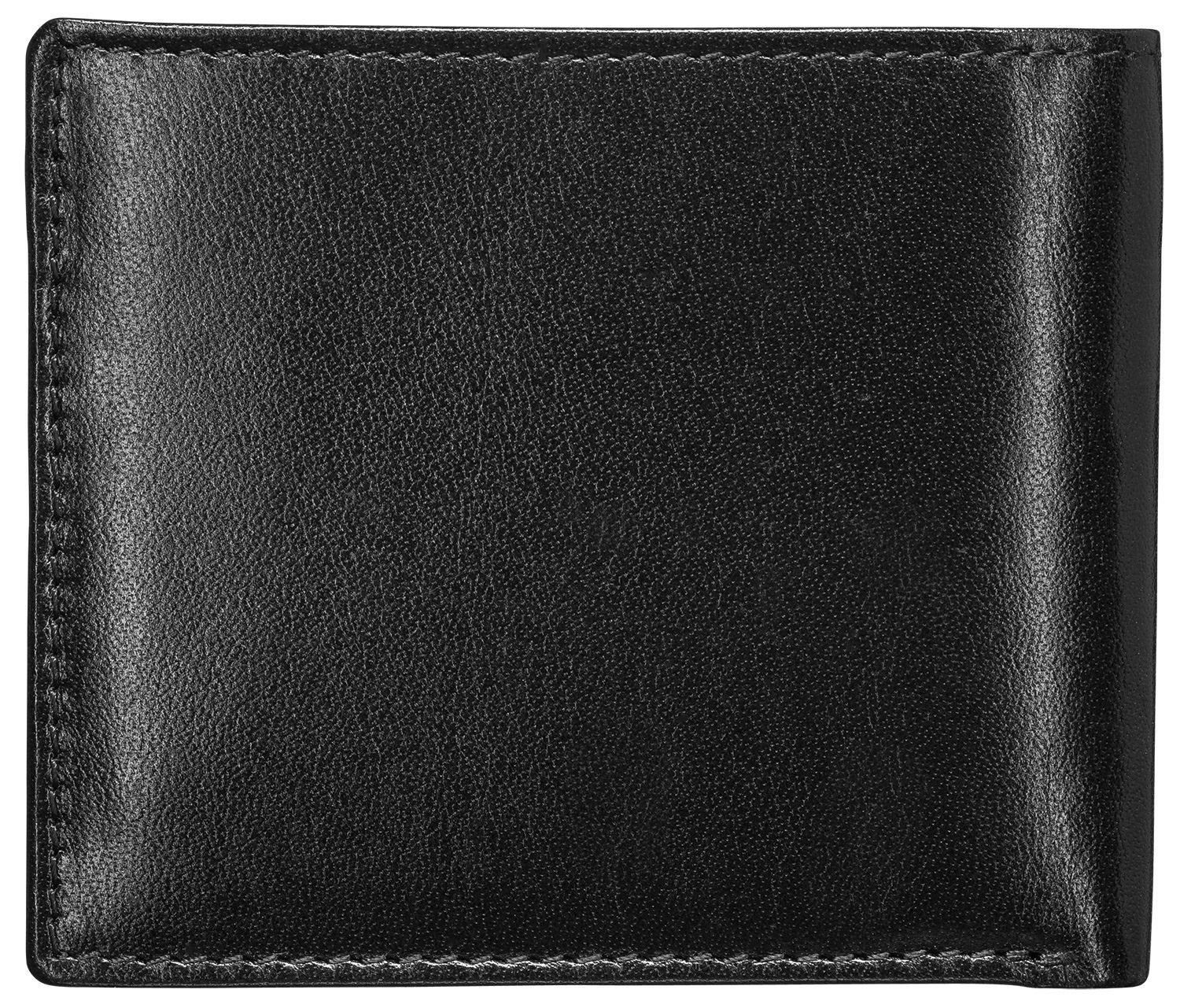 Red Baron Geldbörse Geldbeutel Leder Braun RB-WT-008-03, Kreditkartenfächer, Steckfächer, Geldklammer, schlicht