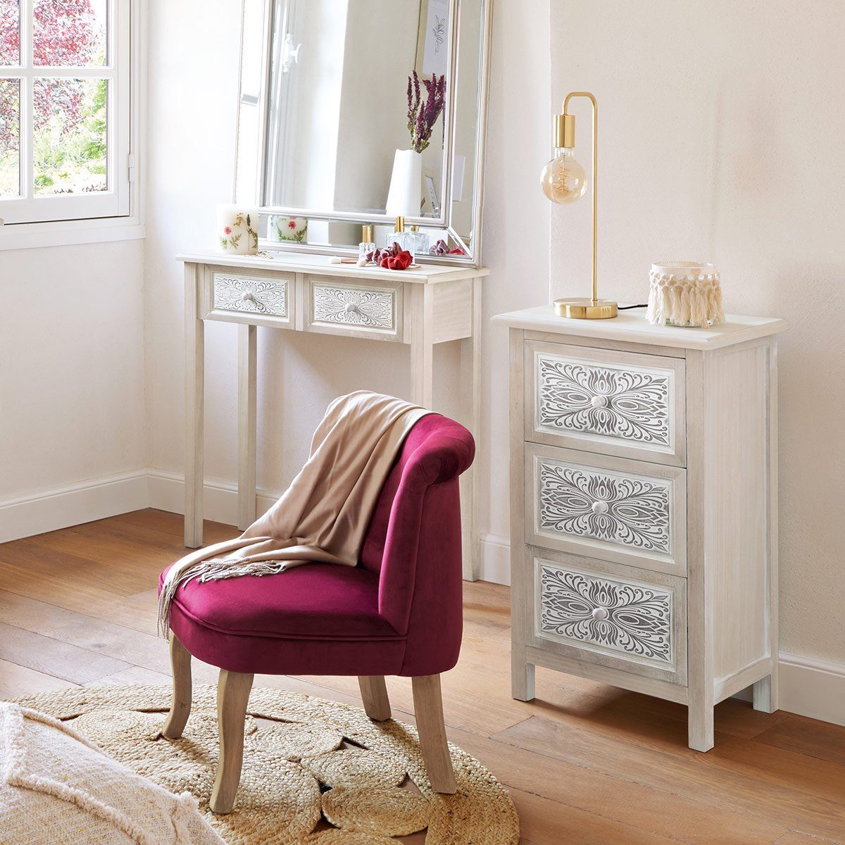 Home-trends24.de Tischleuchte Gold Tischleuchte Lampe Beleuchtung Deko Steh günstig online kaufen